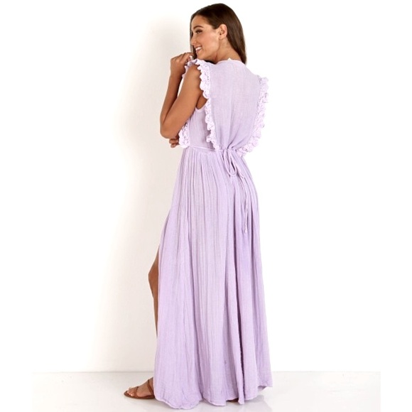 Jen’s Pirate Booty Lilac Wynwood Boho Maxi Dress. Size Medium - Picture 3 of 15